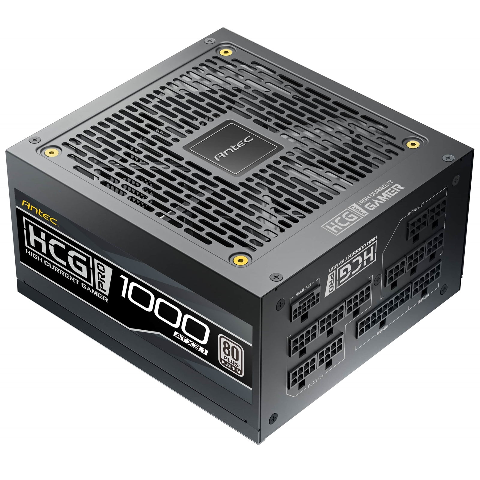 Antec HCG1000 PRO 1000W ATX 3.1 PSU - Platinum, Fully Modular, Silent Antec HCG1000 PRO 1000W ATX 3.1 PSU - Platinum, Fully Modular, Silent